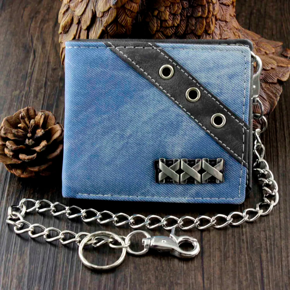 Student Casual Wallet with Anti Thief Chain
