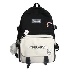 Japanese College School Backpack Large Capacity Outdoor Travel Pack