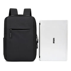 USB Charging Backpack for Students Travel Canvas Book Bag Men