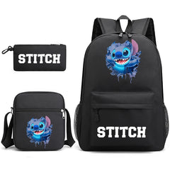 Stitch Schoolbag Set for Kids - 3 Pieces