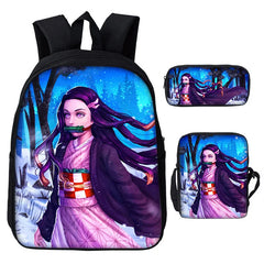 Anime Kimetsu No Yaiba Nezuko Backpack Set