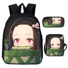 Anime Kimetsu No Yaiba Nezuko Backpack Set