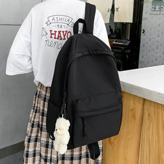 Canvas School Bags for Teenage Girl Casual Shoulder Bag