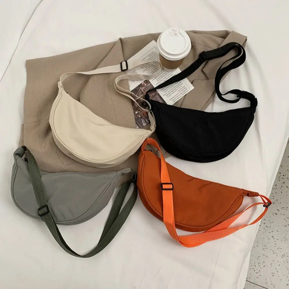 Nylon Casual Hobos Portable Cross Body Bag
