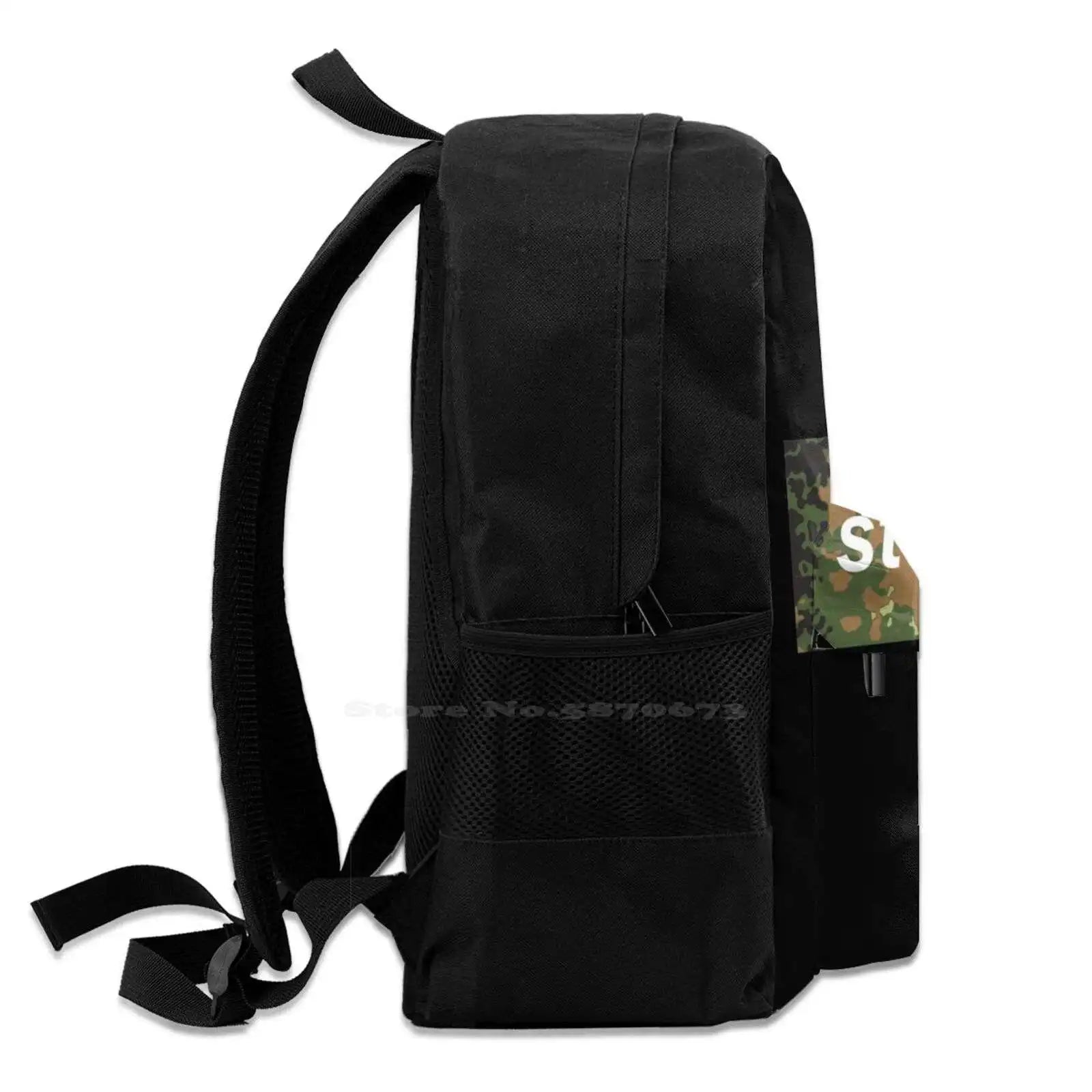 Stuttgart Camo Backpack Laptop Travel Bag
