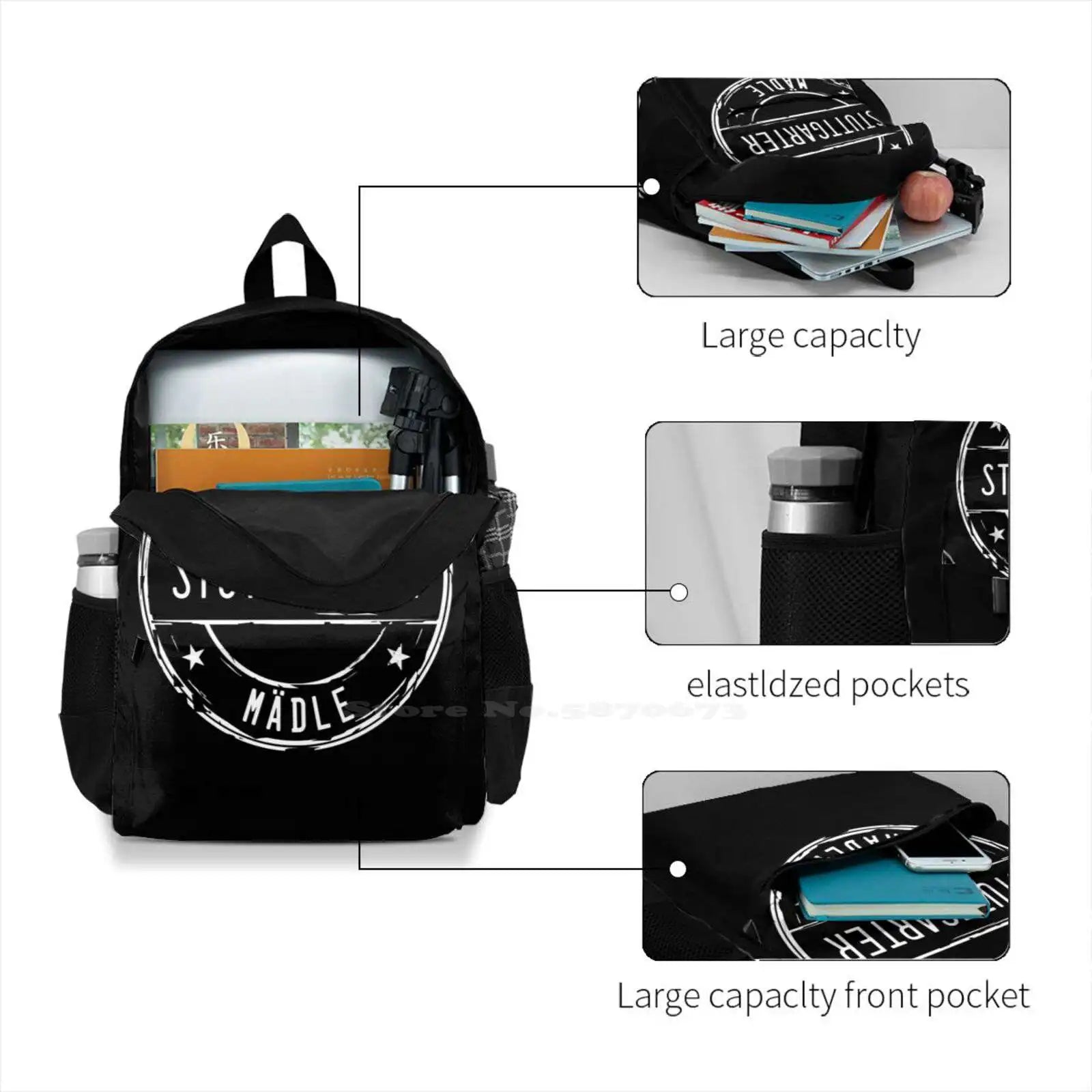 Stuttgart Girls Stamp Backpack Swabian Hen Party Birth