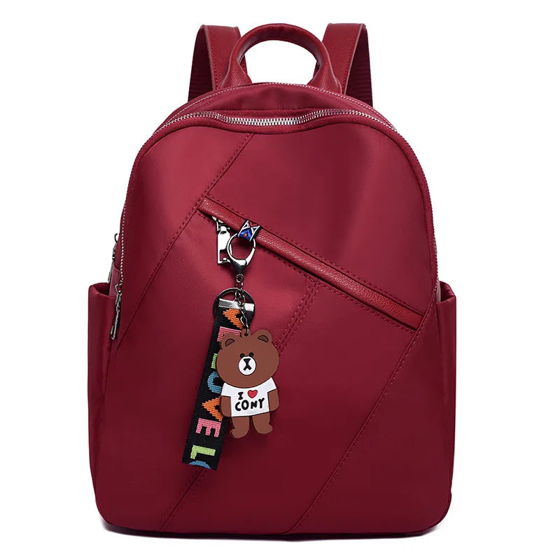 Anti-theft Ladies Backpack Oxford Cloth Bagpack