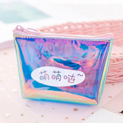 Faux Leather Water Resistant Cosmetic Bag for Outdoor Storage