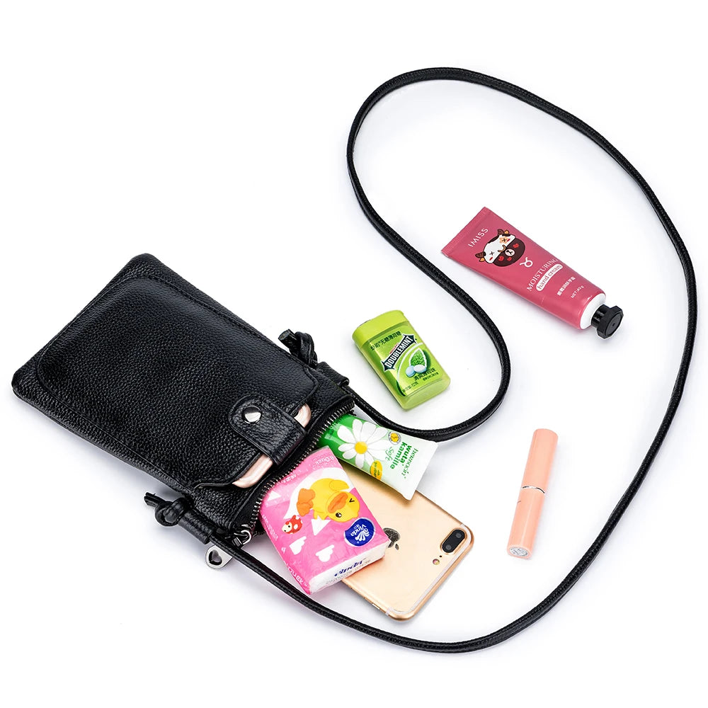 Stylish Leather Women Shoulder Bag Small Crossbody Bag