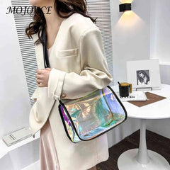 Stylish PVC Messenger Square Bag for Women