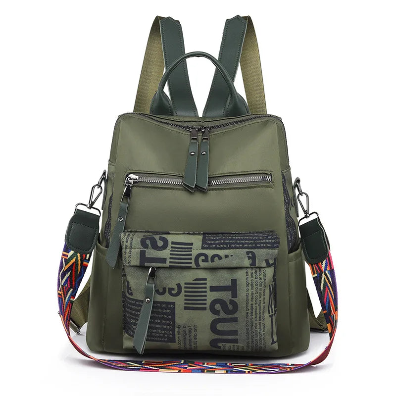 Stylish Oxford Backpacks Women Anti-theft Travel Female Shoulder Bag