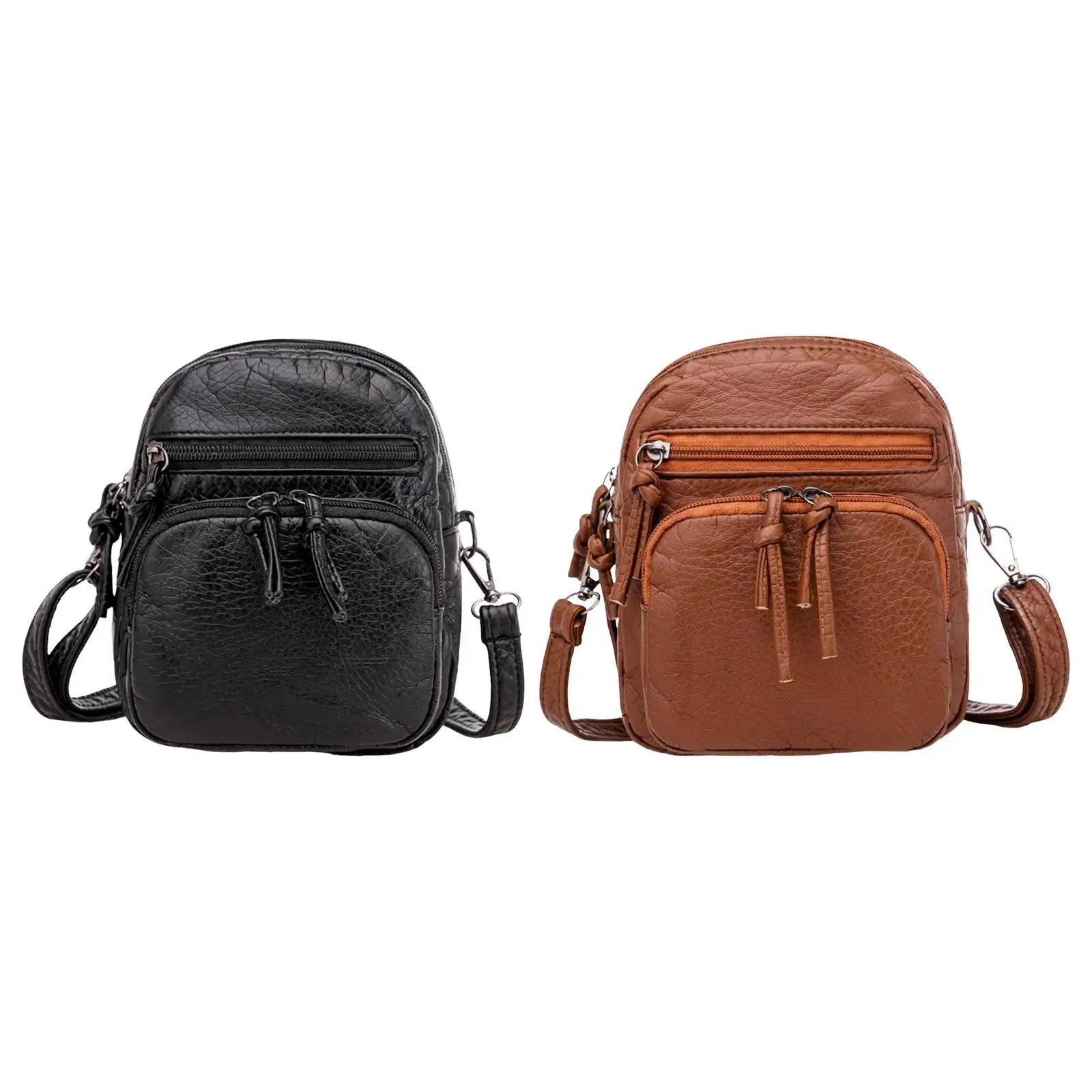 Stylish Soft PU Shoulder Bag Purse Tote Zipper Notebooks Ladies Handbag