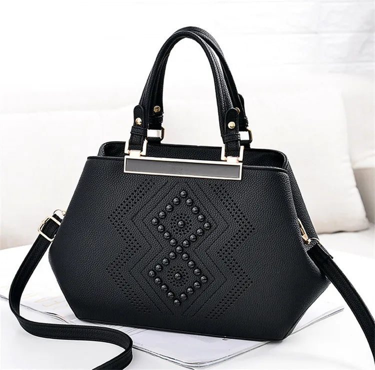 Stylish Vintage Handbag Felt Bag Print Ladies College Handbags Cheap