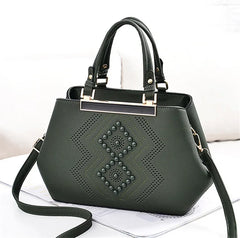 Stylish Vintage Handbag Felt Bag Print Ladies College Handbags Cheap