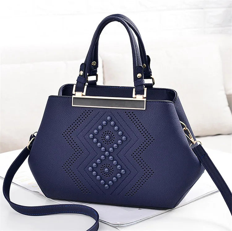 Stylish Vintage Handbag Felt Bag Print Ladies College Handbags Cheap