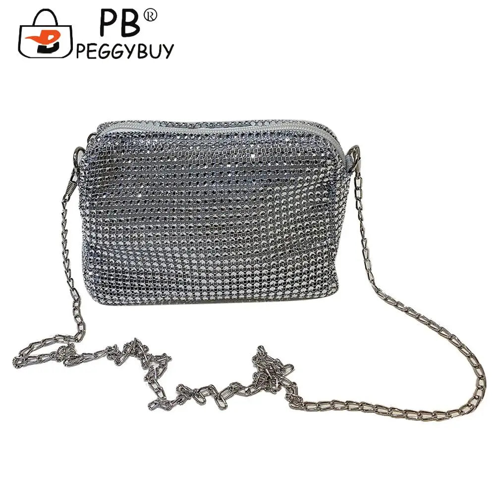 Rhinestone Evening Clutch Bag Handbag for Women