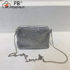 Rhinestone Evening Clutch Bag Handbag for Women