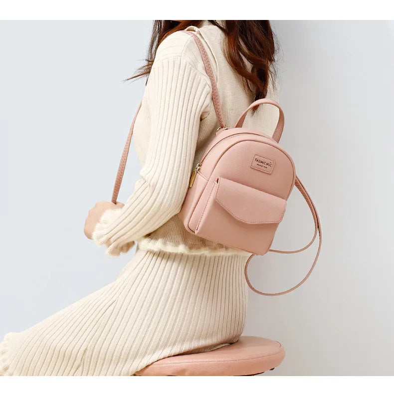 Stylish Mini Backpack Lightweight Daypack 5 Colors
