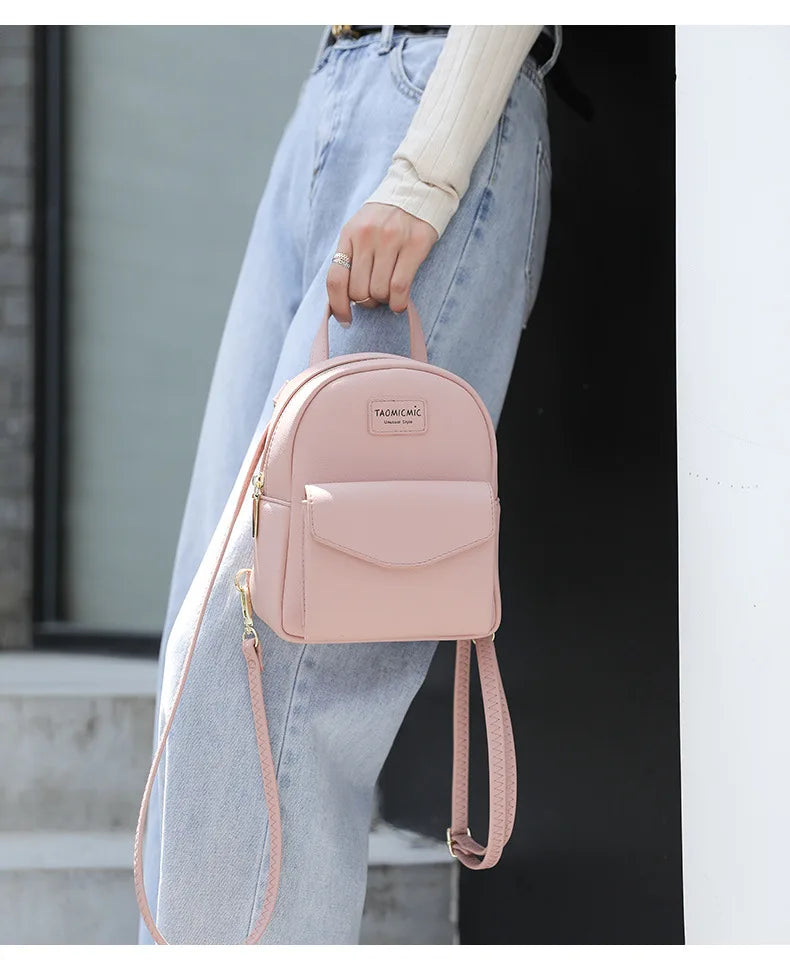 Stylish Mini Backpack Lightweight Daypack 5 Colors
