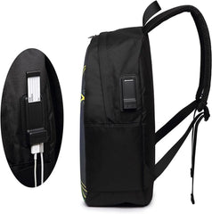 Rainbow Axolotl Backpack 17 Inch USB Charging