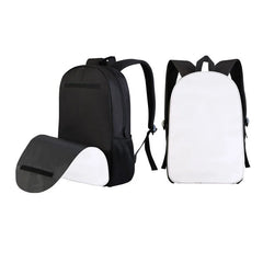 Sublimation Printing School Bag Backpack Lunch Box Pencil Bags Three Sets