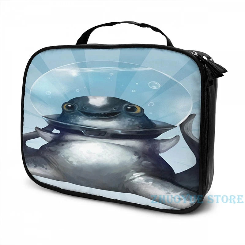 Subnautica Cuddlefish Portrait USB Charge Backpack