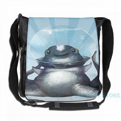 Subnautica Cuddlefish Portrait USB Charge Backpack