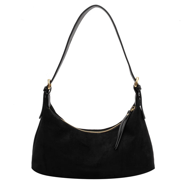Winter Suede Leather Crossbody Bag for Women