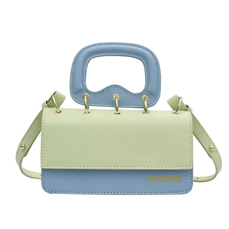 Summer Shoulder Bag Small Flap Crossbody Solid Color Women's Pu Leather