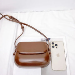 Summer Vintage Red Saddle Bag Cross-body Bag for Women