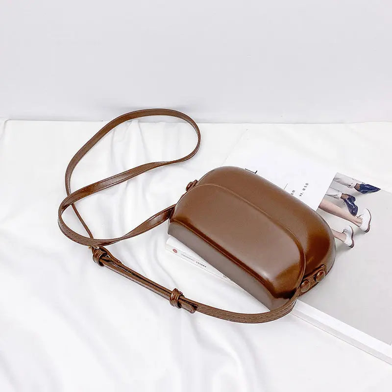 Summer Vintage Red Saddle Bag Cross-body Bag for Women