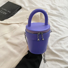 Summer Chain Bag Bucket Bag One-shoulder Messenger Women's Bag