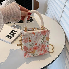 Lace Flower Chain Shoulder Bag Women Evening Dinner Bag