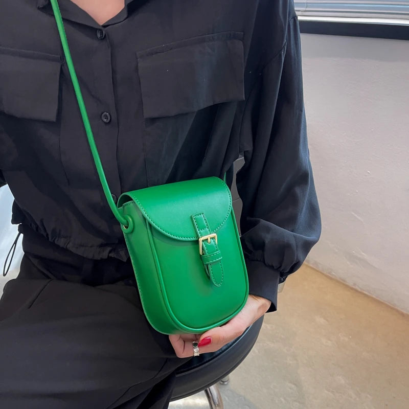 Summer Candy Women's Phone Bag PU Leather Shoulder Crossbody Bags