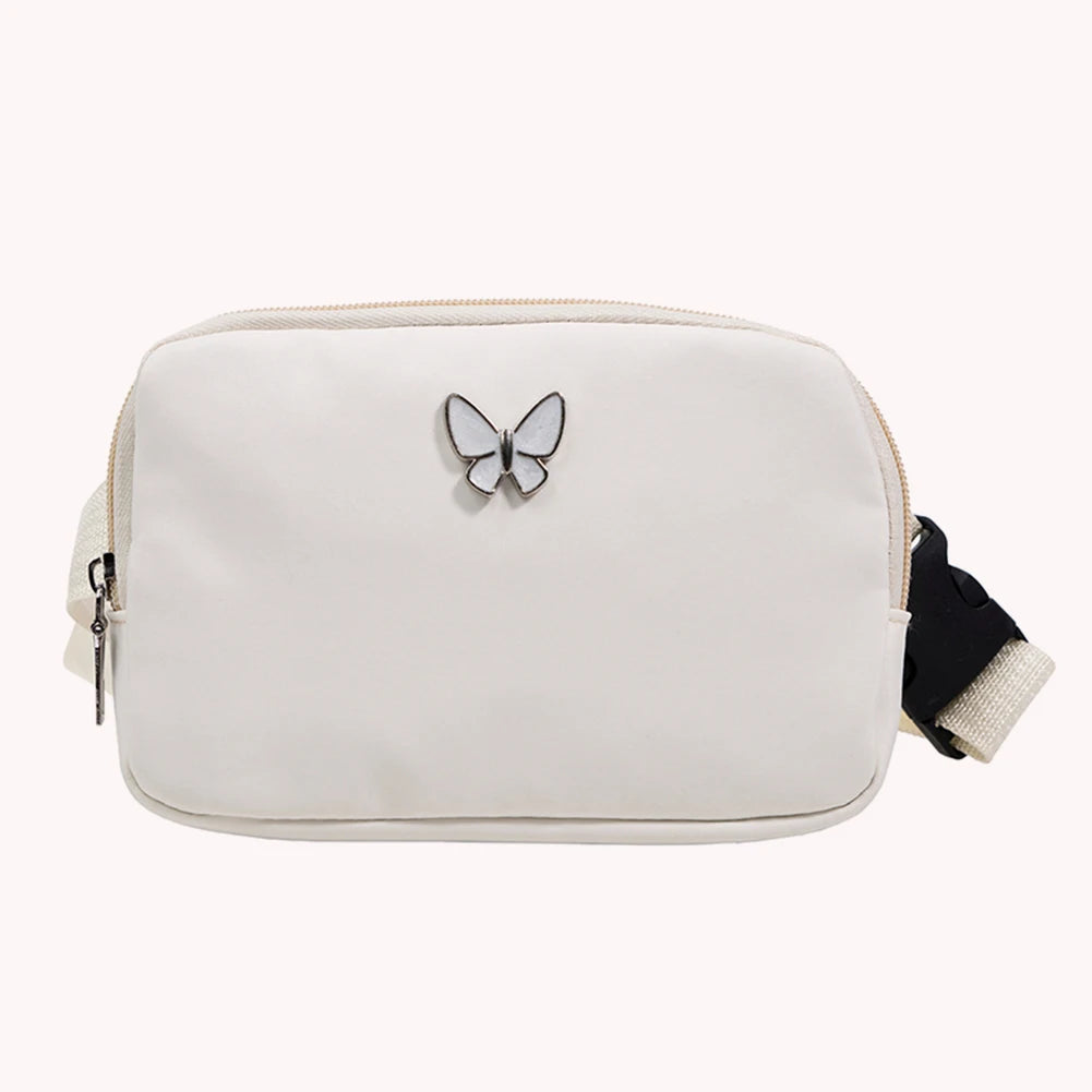 Summer Canvas Shoulder Bags Women Phone Purse Solid Crossbody Handbags