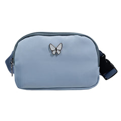Summer Canvas Shoulder Bags Women Phone Purse Solid Crossbody Handbags