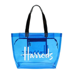 Clear Tote Jelly Handbags with Zipper Closure PVC Washable Shoulder Bags