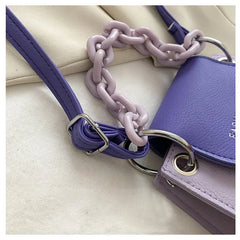 Summer Contrast Mini Crossbody Bags For Women Mini Shoulder Messenger Bag