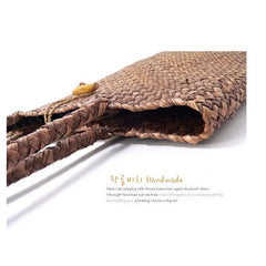 Straw Women Messenger Bags Beach Bag Large Capacity Tote Basket Vintage Shopping