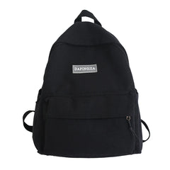 Canvas Summer Schoolbag for Teenagers Functional Backpack