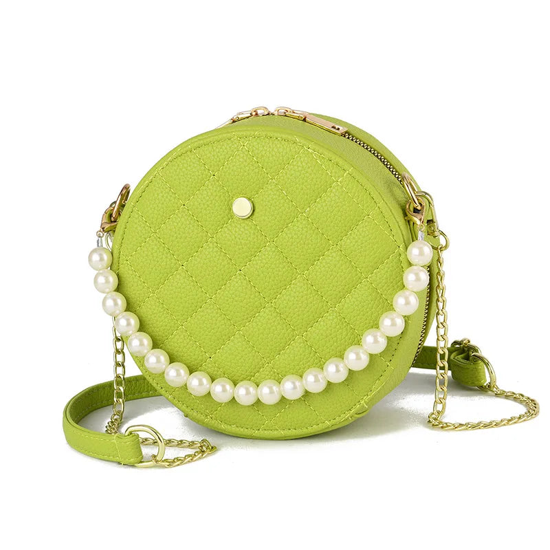 Summer Small Bag Female Net Red Diamond Chain Messenger Bag