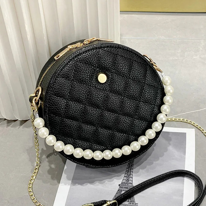 Summer Small Bag Female Net Red Diamond Chain Messenger Bag