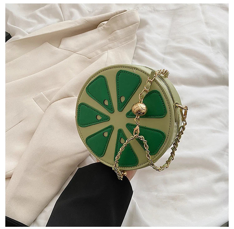 Summer Fruit Lemon Purses and Handbag for Women Girls