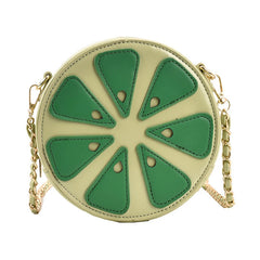 Summer Fruit Lemon Purses and Handbag for Women Girls