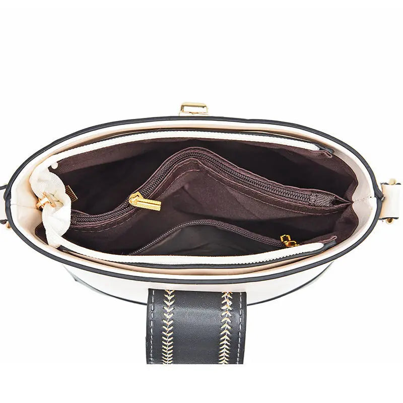 Summer High Leather Bucket Bag Waterproof Large Capacity