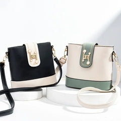 Summer High Leather Bucket Bag Waterproof Large Capacity