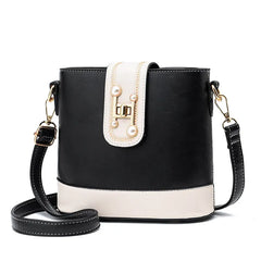 Summer High Leather Bucket Bag Waterproof Large Capacity