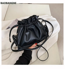 Summer Portable Bucket Bag Messenger Bag Wild Shoulder Bag Female