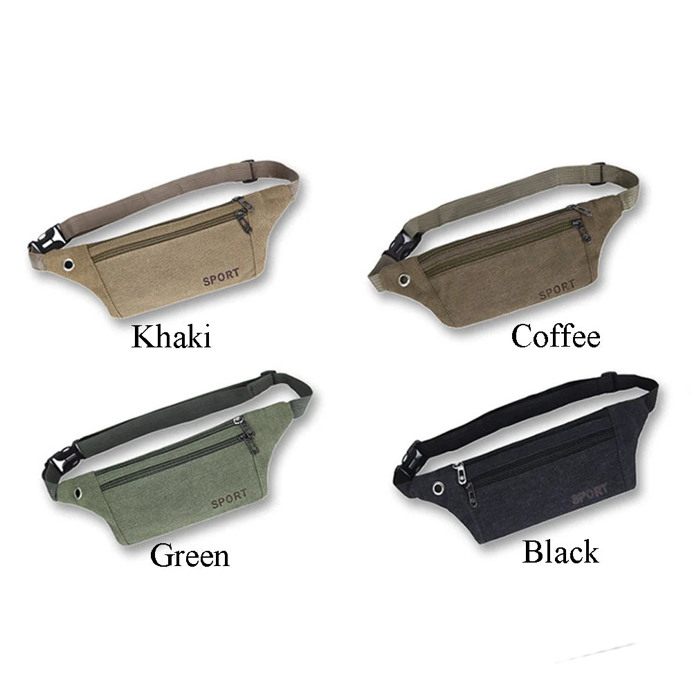 Men's Waist Pack Outdoor Sports Bag Fitness Running Chest Bag
