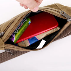 Men's Outdoor Sports Waist Pack Fitness Running Chest Bag